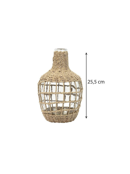 Decorative Vase Transparent 18x16x25.5cm