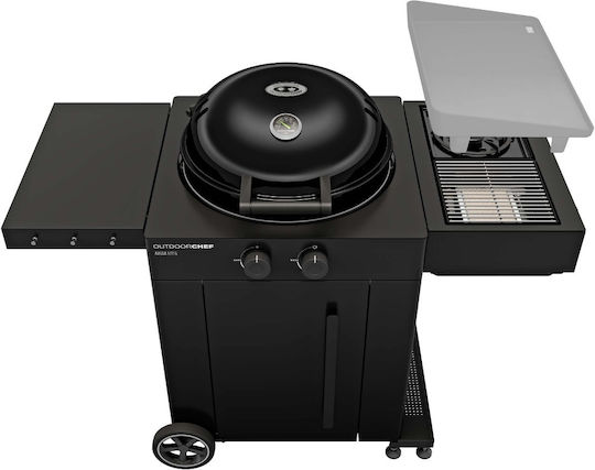 Outdoorchef Arosa 570 G EVO Style Grătar pe gaz cu 2 buc 9.7kW și Arzător Lateral
