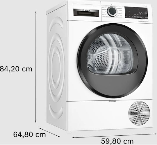 Bosch Serie 6 Uscător de rufe 8kg A+++ cu pompă de căldură