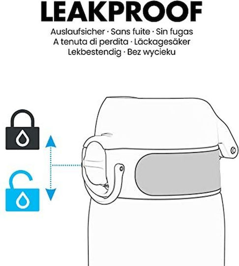 Ion8 Μπουκάλι Θερμός Ανοξείδωτο BPA Free 1lt Μπλε