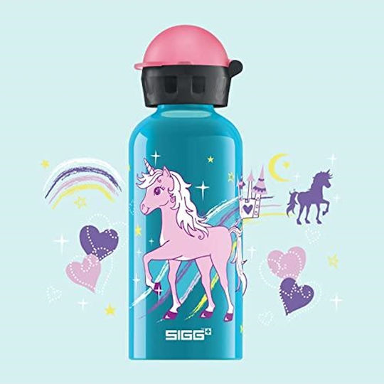 Sigg Παιδικό Παγούρι Μονόκερος Αλουμινίου με Pop-Up Καπάκι 400ml