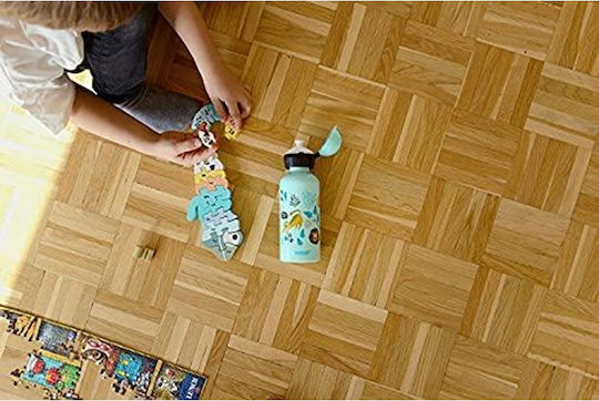 Sigg Jungle Kids Water Bottle Aluminium with Straw Non Spill 0.4ml (Various Designs/Colours)