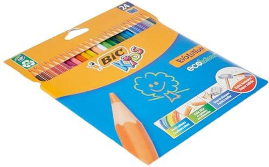 BIC Ξυλομπογιές Σετ 24 χρώματα