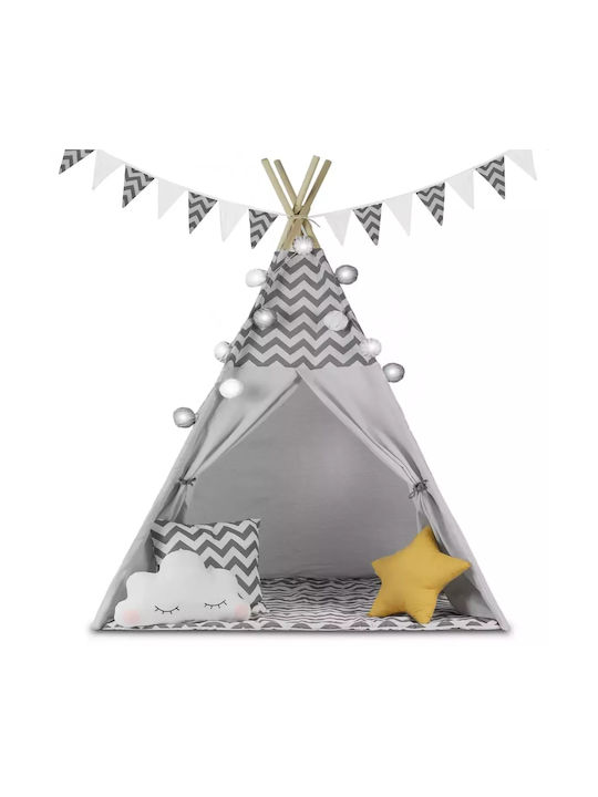 Nukido Kids Indian Teepee Play Tent Gray