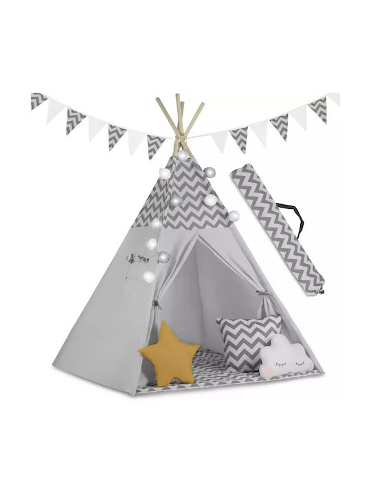 Nukido Kids Indian Teepee Play Tent Gray