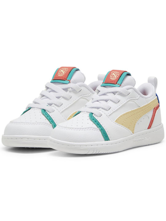 Puma Kinder-Sneaker Jr Inf Rebound V6 Lo Weiß