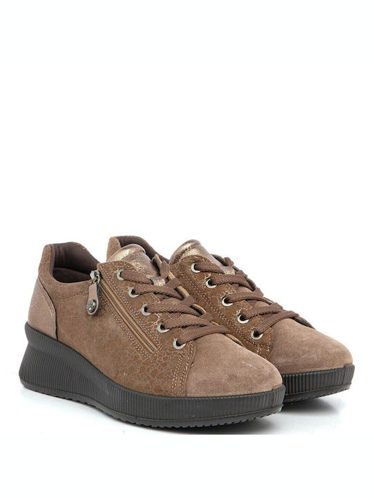 Imac Damen Anatomisch Sneakers Coffee