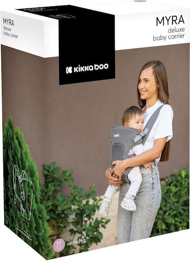 Kikka Boo Classic Carrier Myra Mesh Black with Maximum Weight 9kg