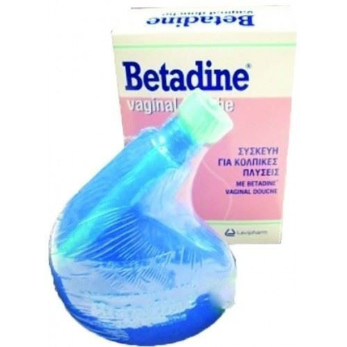 Lavipharm Betadine Vaginal Douche για Καθαρισμό της Ευαίσθητης Περιοχής με Χαμομήλι