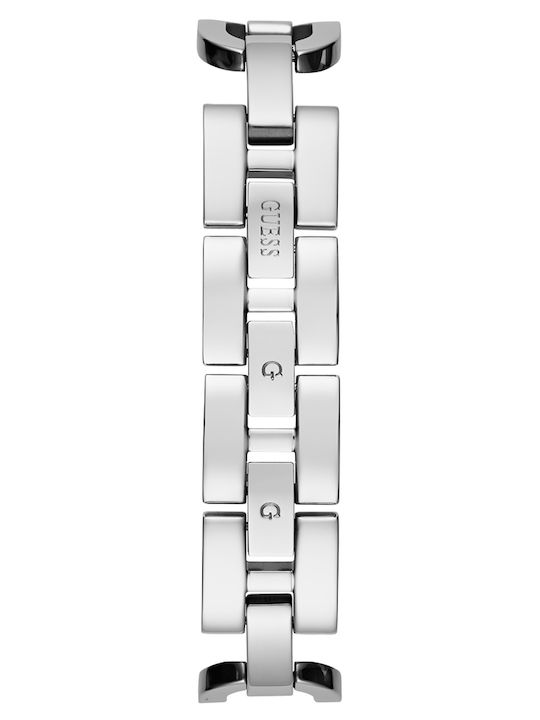 Guess Women's Watch Chronograph with Silver Metal Bracelet
