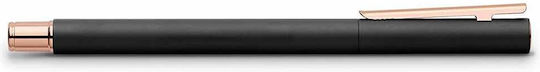 Faber-Castell Писалка Fine Черна с Черно Мастило