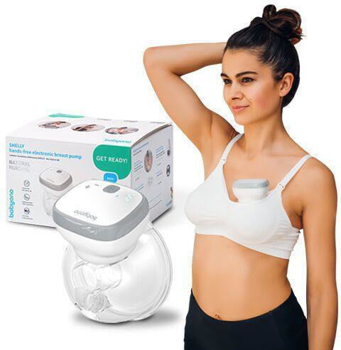 Babyono Shelly Hands Free Φορητό Μονό Θήλαστρο Μπαταρίας