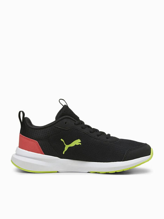 Kruz Profoam Kids Sports Shoes Running with Laces Black