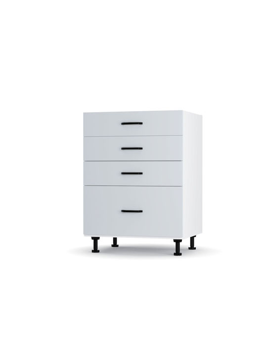 Modest Kitchen Floor Drawer Unit Gray 60x48x82pcs