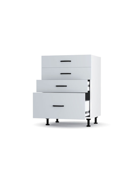 Modest Kitchen Floor Drawer Unit Gray 60x48x82pcs