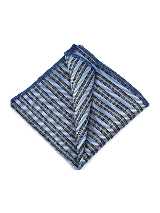 Legend Accessories Set Herren Krawatten Seide mit Mustern in Blau Farbe