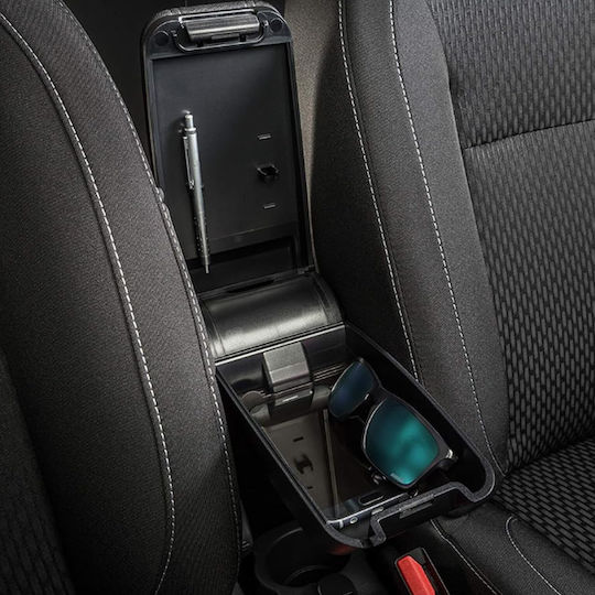 Rati Armster Car Leather Armrest for Opel Mokka / Mokka X Black