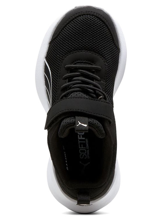 Kruz Track Kids Sneakers with Scratch Black