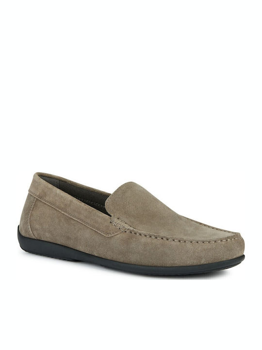 Ascanio Suede Ανδρικά Μοκασίνια σε Καφέ Χρώμα