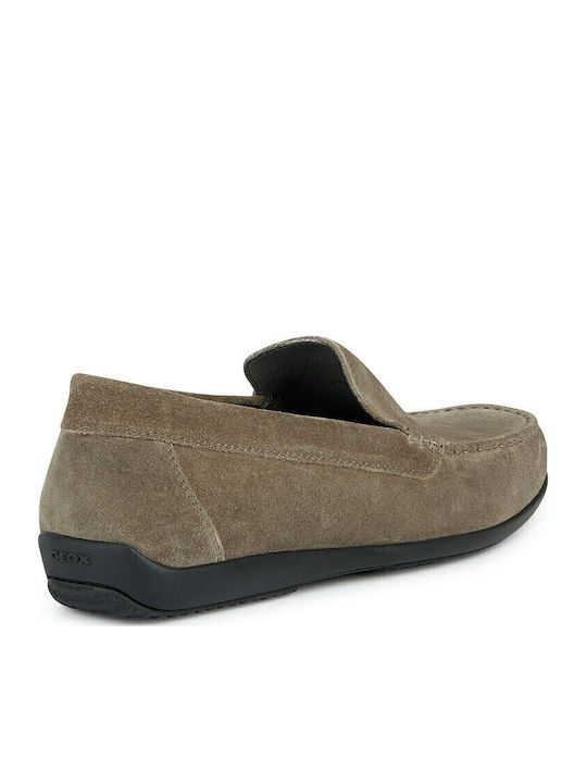 Ascanio Suede Ανδρικά Μοκασίνια σε Καφέ Χρώμα