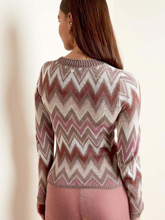 Women's Long Sleeve Sweater Beige