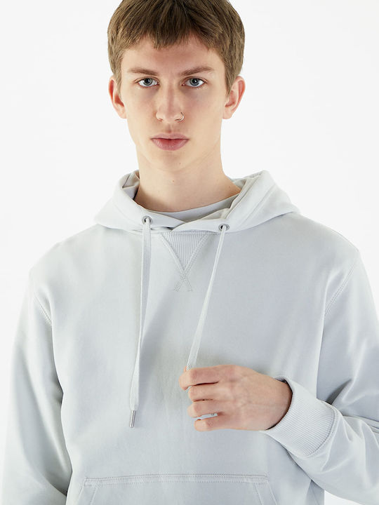 Calvin Klein Herren Sweatshirt mit Kapuze Gray