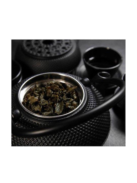 Lumaland Teekessel mit Tasse Gusseisen Schwarz 1400ml 12 Stück