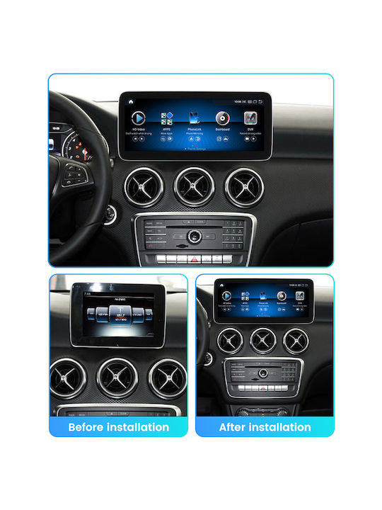 Carmedia Car Audio System for Mercedes-Benz GLA 2015+ (Bluetooth/USB/WiFi/GPS/Apple-Carplay/Android-Auto) with Touch Screen 10.25"