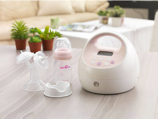 Spectra Plus Pompa De Sân Electrică Dublă Cu Baterie Fără BPA Albă