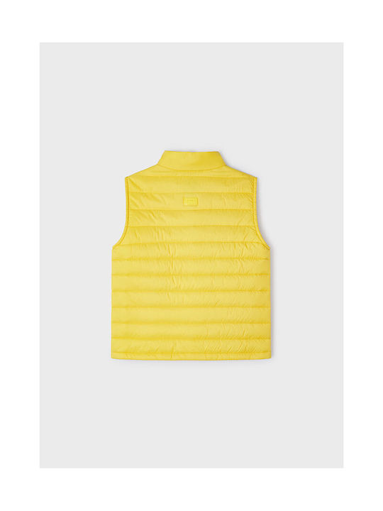 Mayoral Kids Casual Jacket Sleeveless Yellow