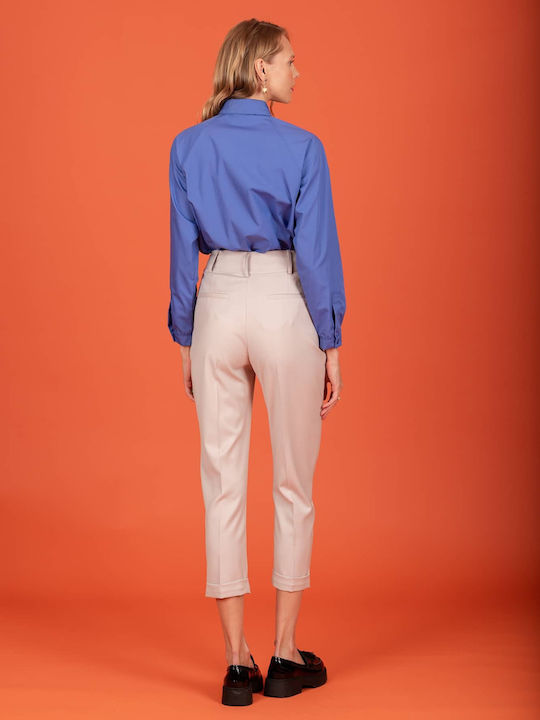 Women's Chino Trousers Slim Fit Vanilla