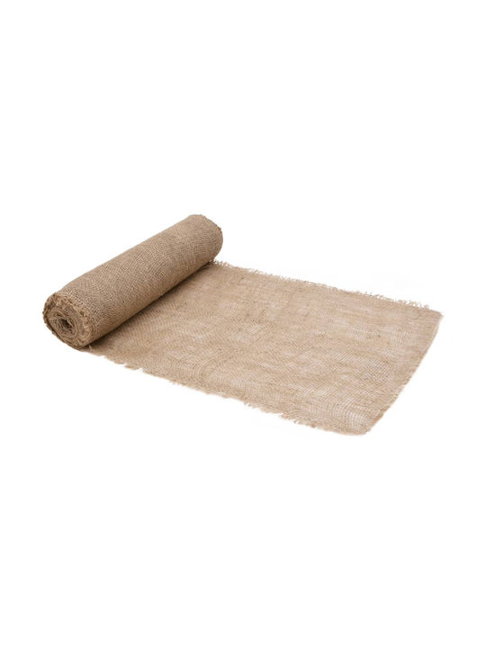 vidaXL Decoration Fabric Burlap 50x5000cm Beige