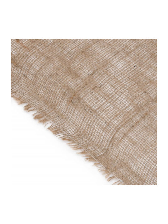 vidaXL Decoration Fabric Burlap 100x5000cm Beige