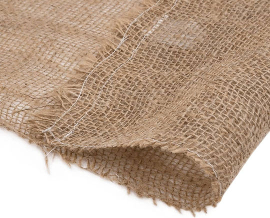 vidaXL Decoration Fabric Burlap 100x5000cm Beige