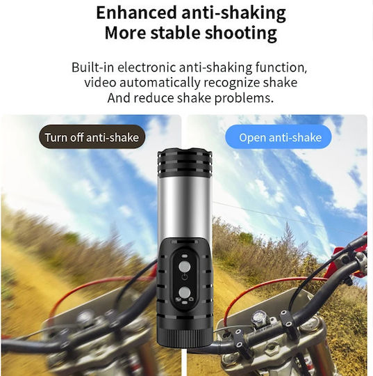 HonZen H68A 256GB Action Camera SD (480p) Υποβρύχια και Wi-Fi Μαύρη