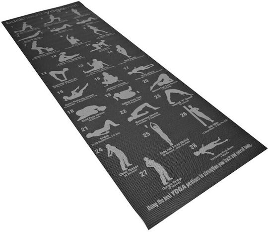 Sportmann Covor de exerciții fizice Yoga Negru (173x61x0.6cm)