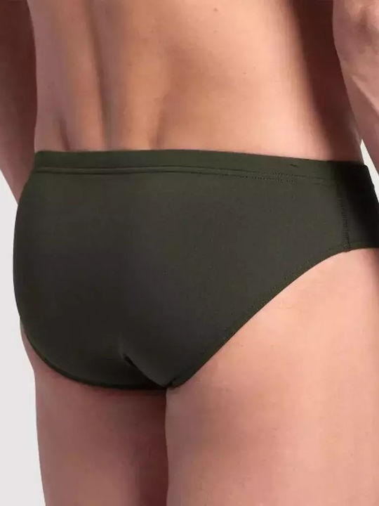 Men's Swimwear Slip Khaki