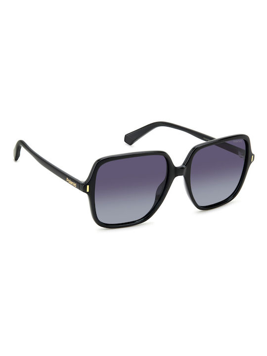 Polaroid Sonnenbrillen mit Schwarz Rahmen und Schwarz Verlaufsfarbe Linse PLD6219/S 807/WJ