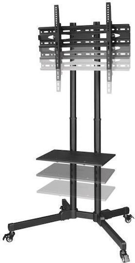 HAMA Trolley Βάση Τηλεόρασης Δαπέδου έως 70" και 40kg
