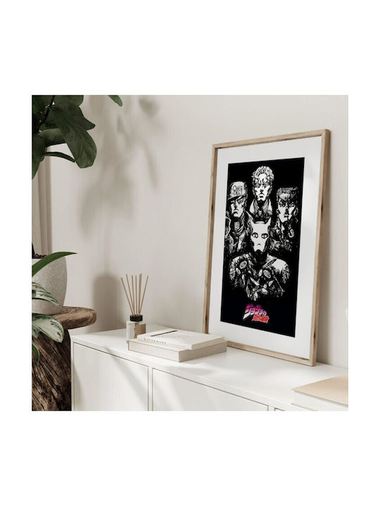 Walls Poster Jojo's Bizarre Adventure Black & White 60x90cm