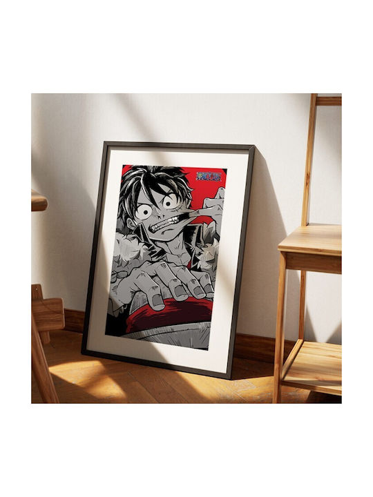 Walls Poster Luffy Rubber Man 30x40cm