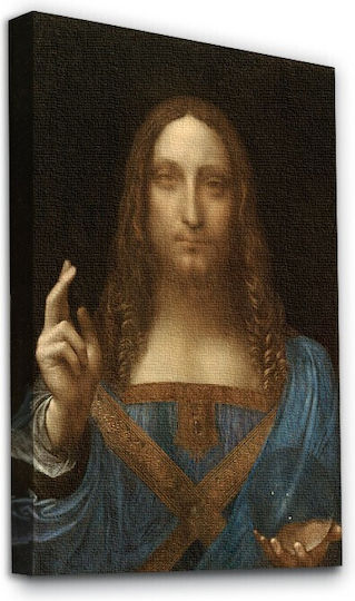 Walls Salvator Mundi Αντίγραφο του Da Vinci σε Καμβά 70x100 cm Walls Salvator Mundi Αντίγραφο του Da Vinci σε Καμβά 70x100 cm