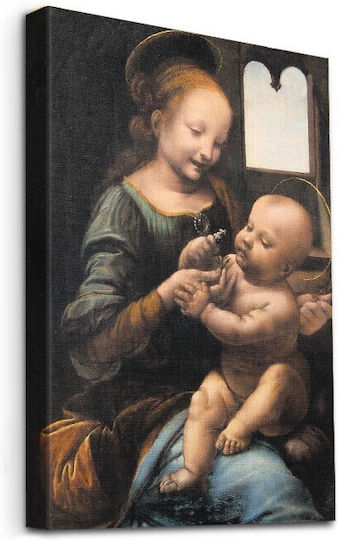 Walls Madonna Benois Αντίγραφο του Da Vinci σε Καμβά 30x40 cm Walls Madonna Benois Αντίγραφο του Da Vinci σε Καμβά 30x40 cm