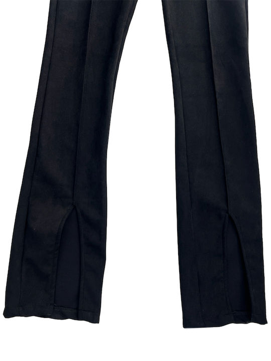 Damen Stoff Hose Schwarz