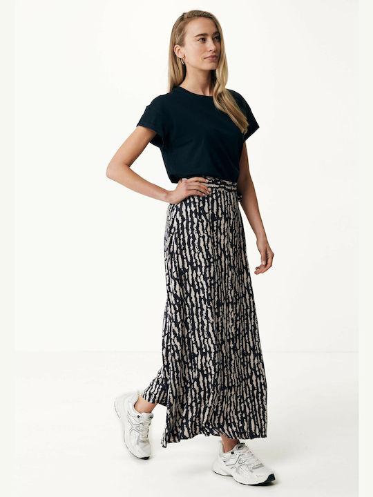 Mexx High-waisted Maxi Skirt Envelope in Navy Blue Color