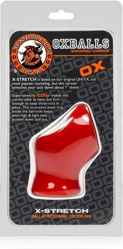 Oxballs Unit-x Stretch Ring Hoden Rot