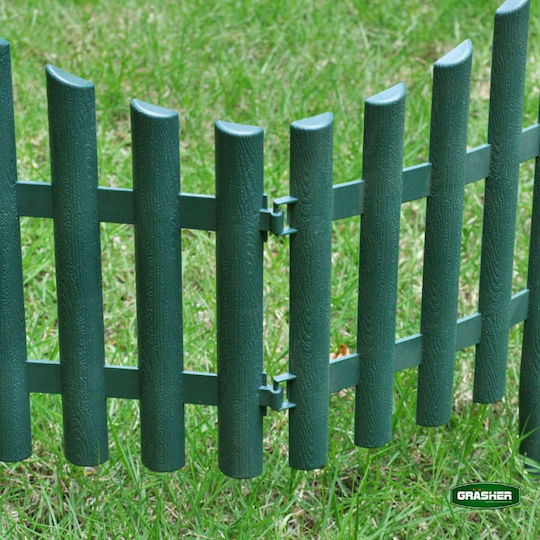 Grasher Plastic Garden Hedge In Green Colour 33cm x 2.3m 4 Pieces