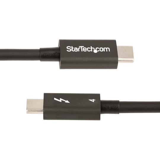 StarTech Thunderbolt 3 Cable Μαύρο 0.5m (TBLT4MM50CM)