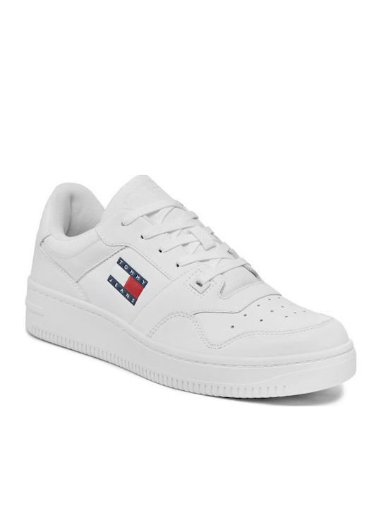 Retro Basket Sneakers White