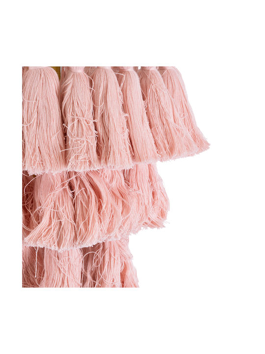 GloboStar Missoula Ceiling Light Pink Boho Grid with E27 Socket 30x40x40cm